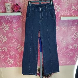 Source Unknown Dark Blue Wide Leg Jeans ( NWOT)